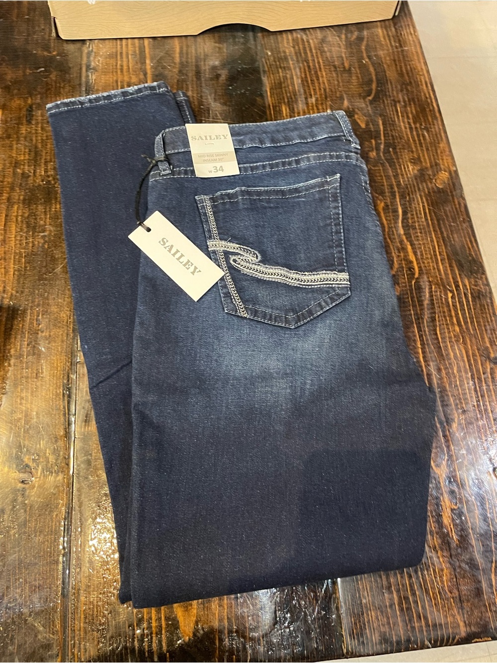 Women’s Dark Blue Denim Jeans - Classic Straight Fit